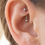 Piercing rook plata