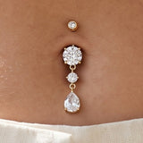 Piercing ombligo colgante
