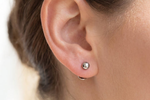 Piercing de Oreja Plateado