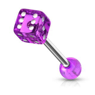 Barbell Lengua Bola de Dado