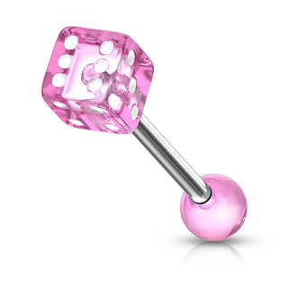 Barbell Lengua Bola de Dado