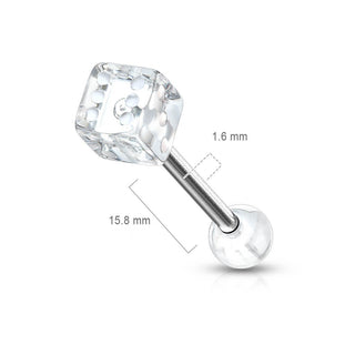 Barbell Lengua Bola de Dado