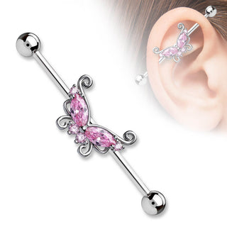 Barbell Industrial Circonita Mariposa