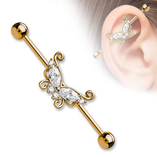 Barbell Industrial Circonita Mariposa