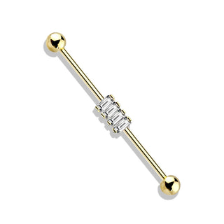 Barbell Industrial 4 Circonitas cuadradas