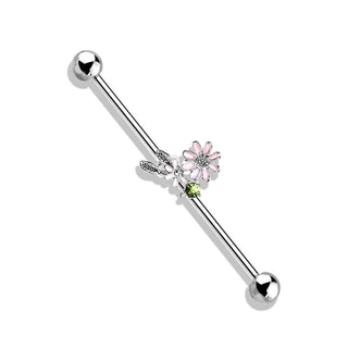 Barbell Industrial Hoja de flor