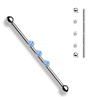 Barbell Industrial 3 Ópalos Rosca interna