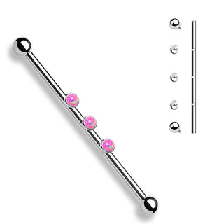 Barbell Industrial 3 Ópalos Rosca interna