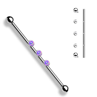 Barbell Industrial 3 Ópalos Rosca interna