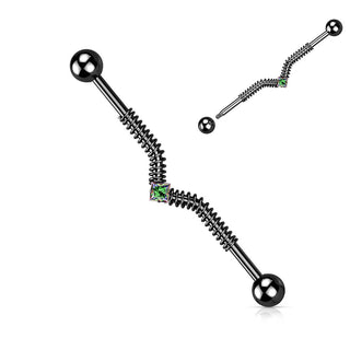Barbell Industrial Circonita con Espiral