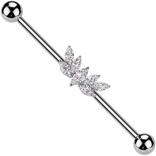 Barbell Industrial talla marquesa circonita