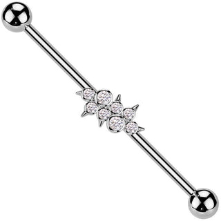 Barbell Industrial circonitas puntiagudas