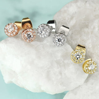 Plata 925 Circonita redonda