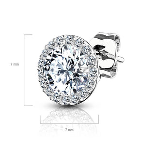 Plata 925 Circonita Redonda