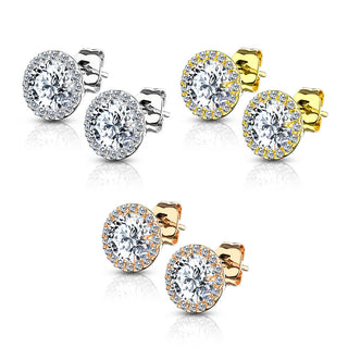 Plata 925 Circonita Redonda