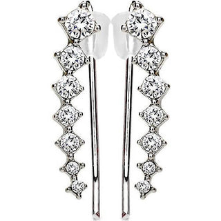 Pendientes trepadores 7 Circonitas