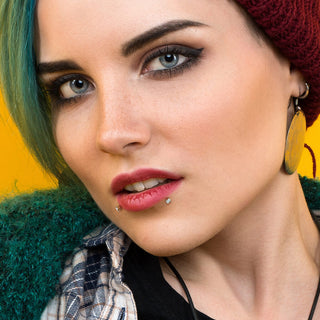 Oro 14kt Circonita Labret
