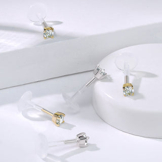 Oro 14kt Circonita Labret