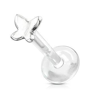 Oro 14kt Mariposa Labret