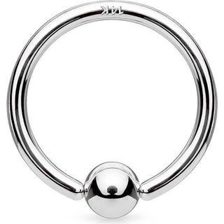 Oro 14kt Anillo Oro blanco Flexible