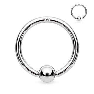 Oro 14kt Anillo Oro blanco Flexible