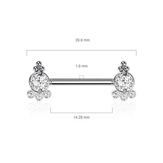 Circonita Oro Push In Pezón