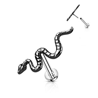 Titanio Serpiente  Push In Labret