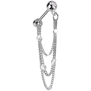 Barbell cadena triple colgante