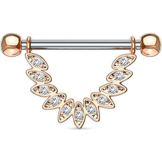 Hojas colgantes Circonita Pezón