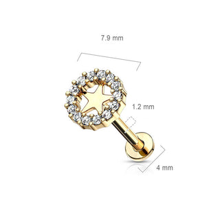 Circonita estrella Rosca interna Labret