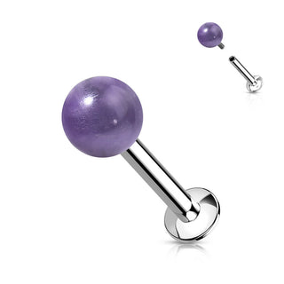 Bola Piedra semipreciosa Rosca interna Labret