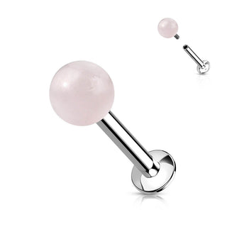 Bola Piedra semipreciosa Rosca interna Labret