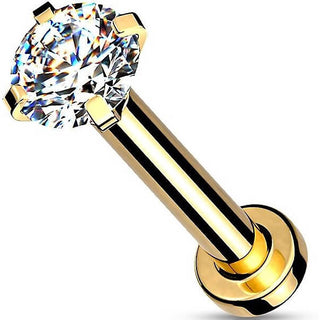 Circonita incrustada Rosca interna Labret