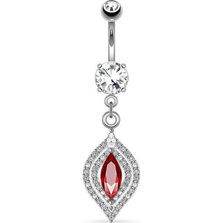 Piercing ombligo Circonita Talla Marquesa