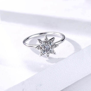 Anillo Circonita estrella Flexible