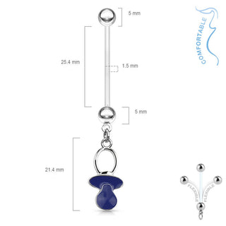 Piercing ombligo Chupete colgante