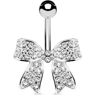 Piercing ombligo Lazo Circonita