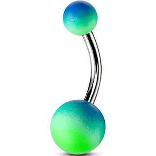 Piercing ombligo Bola recubrimiento goma