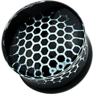 Cristal Plug Vidrio con Patrón