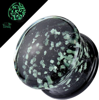Cristal Plug Vidrio Pyrex fosforescente