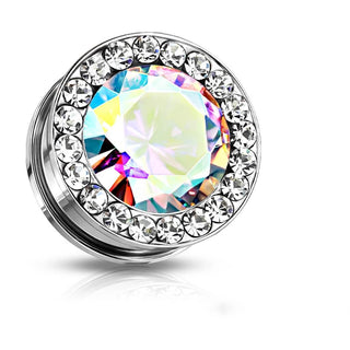 Plug Plata y circonitas