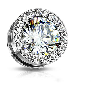 Plug Plata y circonitas