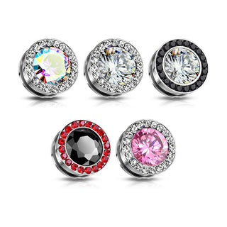 Plug Plata y circonitas