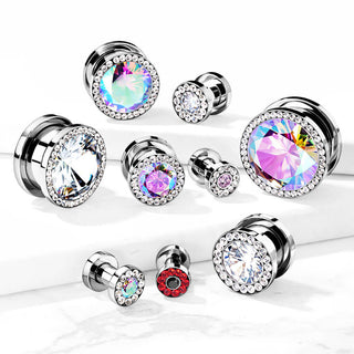 Plug Plata y circonitas