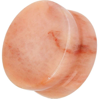 Plug Piedra semipreciosa Jade melocotón