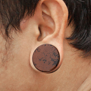 Plug Piedra semipreciosa Obsidiana