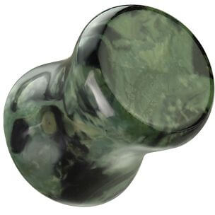 Plug jaspe verde
