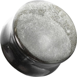 Plug Piedra Natural Obsidiana double flare