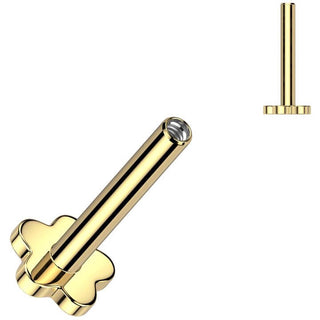 Titanio base flor Rosca interna