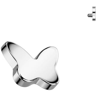 Titanio top mariposa Rosca interna